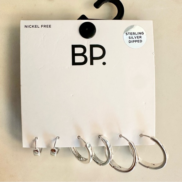 bp Jewelry - BP Sterling Silver Dipped Earring Set